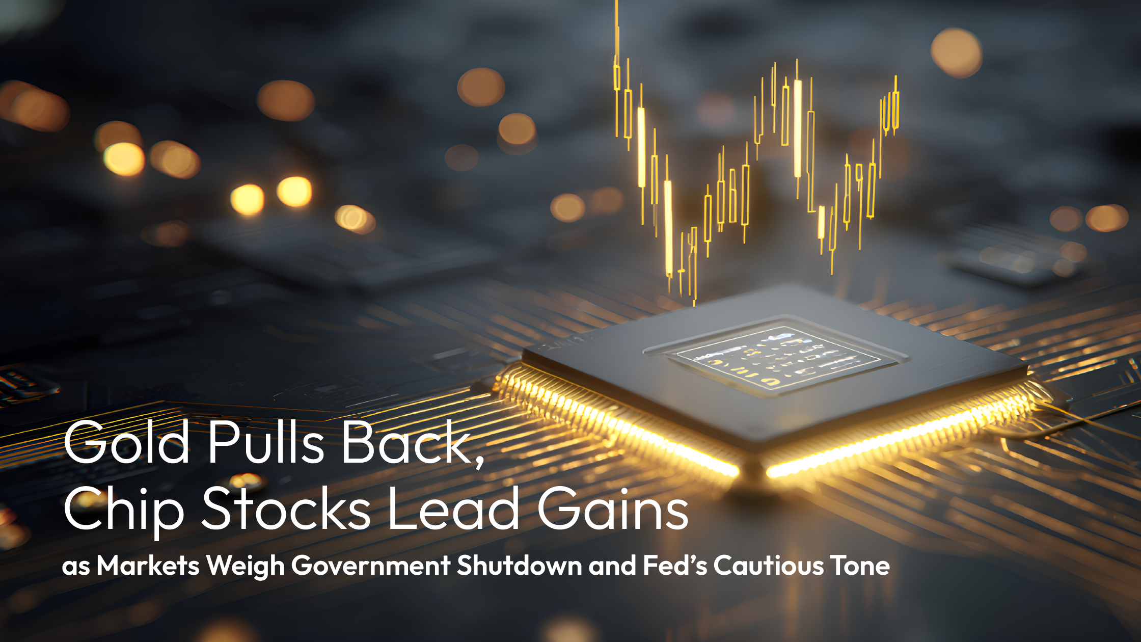You are currently viewing Amillex Daily Market Commentary: Gold Pulls Back, Chip Stocks Lead Gains as Markets Weigh Government Shutdown and Fed’s Cautious Tone
