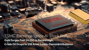 Read more about the article Amillex Daily Market Review: TSMC Earnings Ignite AI Stock Rally, Gold Surges Past $4,250 to Record High, Crude Oil Drops to $58 Amid Supply-Demand Imbalance