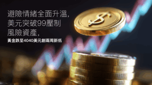 Read more about the article Amillex每日汇评：避险情绪全面升温，美元突破99压制风险资产，黄金跌至4040美元创两周新低