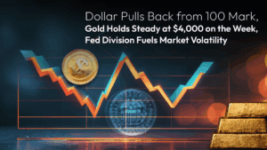 阅读有关该文章的更多信息 Amillex Daily Market Review: Dollar Pulls Back from 100 Mark, Gold Holds Steady at $4,000 on the Week, Fed Division Fuels Market Volatility