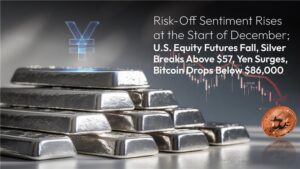 Read more about the article Amillex Daily Market Commentary: Risk-Off Sentiment Rises at the Start of December; U.S. Equity Futures Fall, Silver Breaks Above $57, Yen Surges, Bitcoin Drops Below $86,000