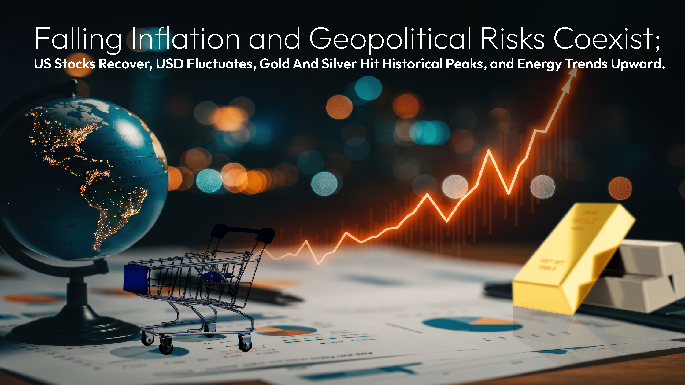 阅读有关该文章的更多信息 Amillex Daily Market Commentary | Falling inflation and geopolitical risks coexist; US stocks recover, USD fluctuates, gold and silver hit historical peaks, and energy trends upward. 