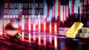 阅读有关该文章的更多信息 Amillex安迈每日汇评｜圣诞假期交投清淡 ，风险资产小幅抬升，美股录新高，黄金白银再攀顶峰 