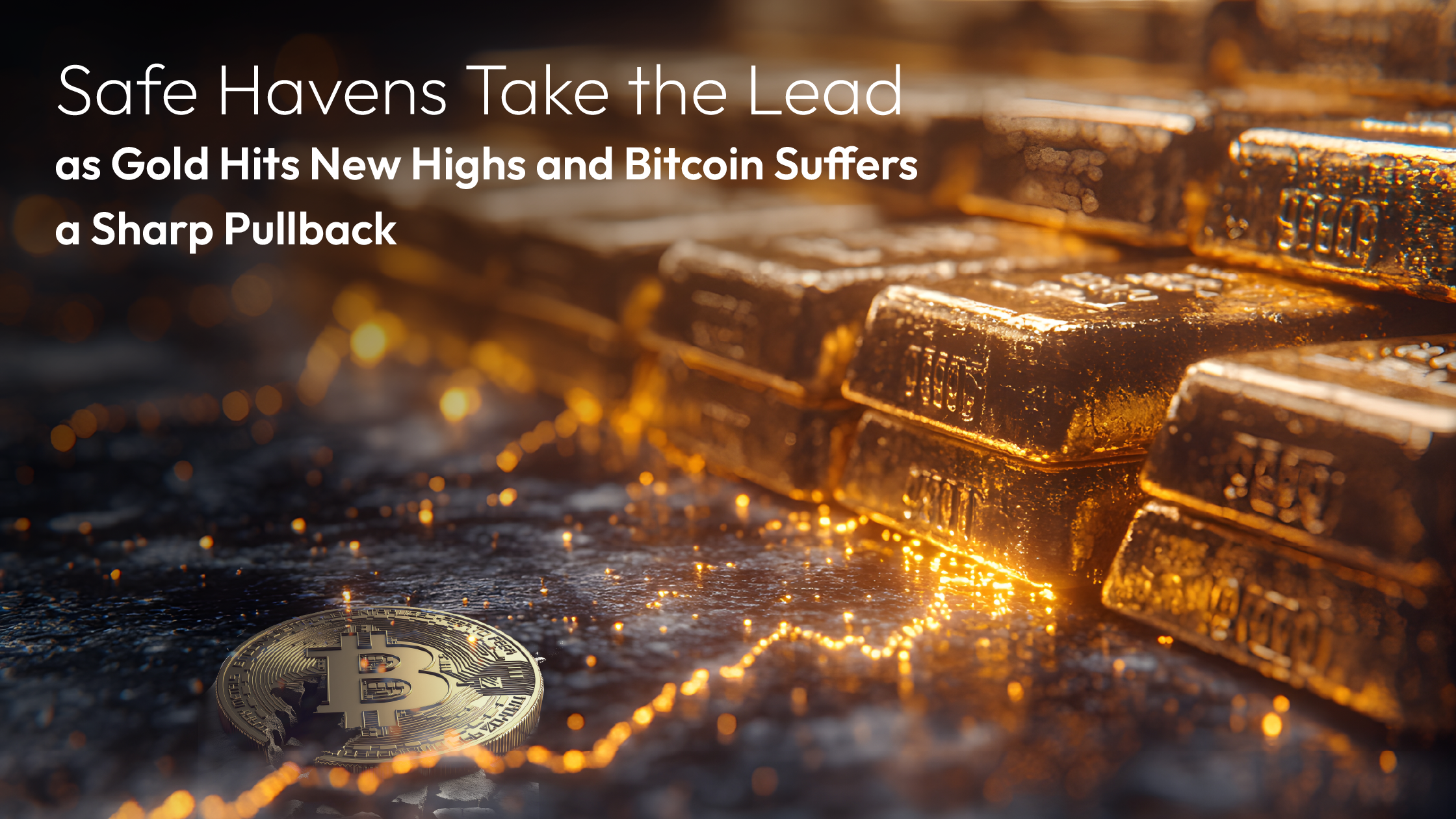 Vous consultez actuellement Amillex Daily Market Commentary | Safe Havens Take the Lead as Gold Hits New Highs and Bitcoin Suffers a Sharp Pullback 