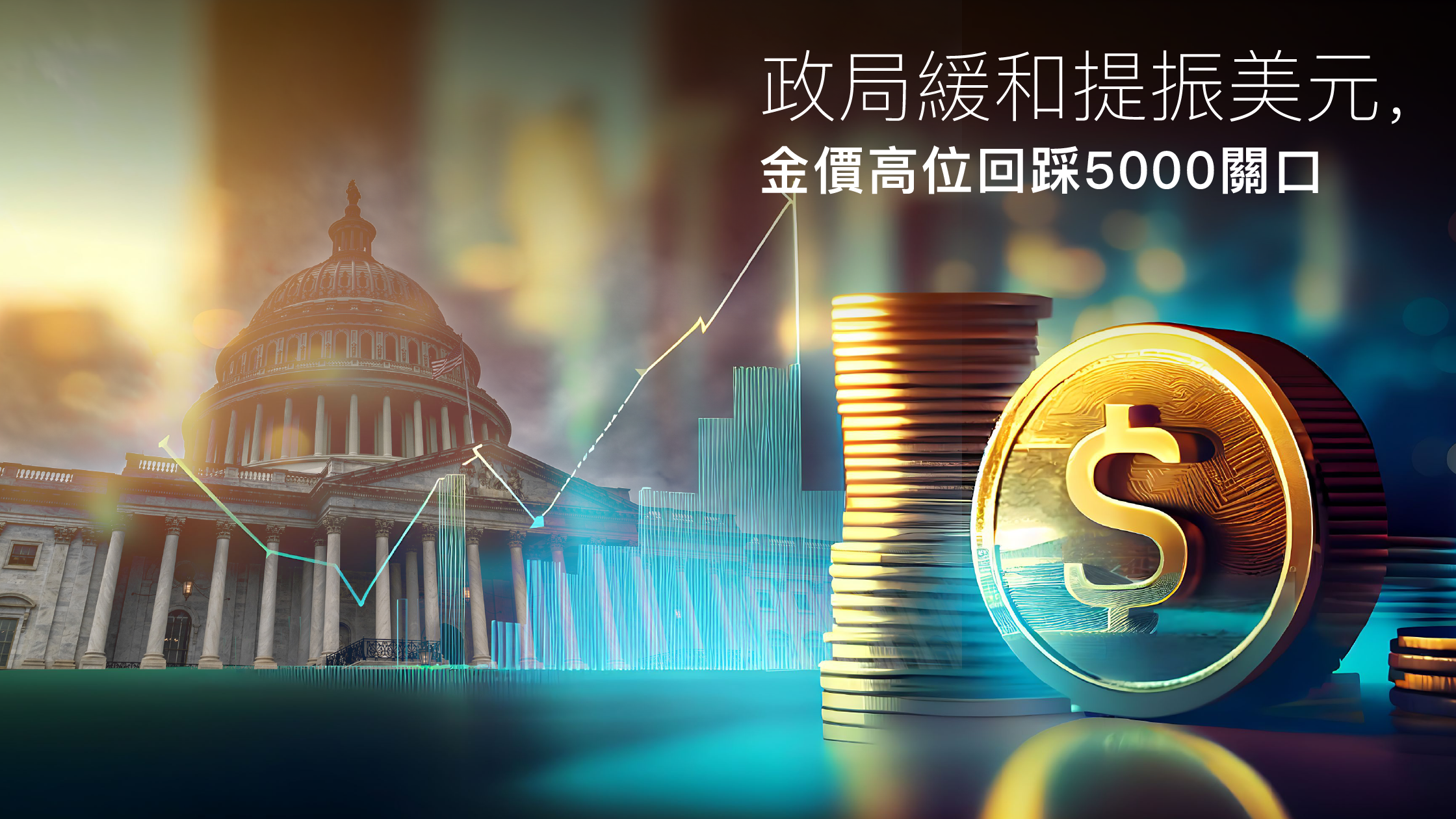 Vous consultez actuellement Amillex 安迈每日汇评｜政局缓和提振美元，金价高位回踩5000关口 