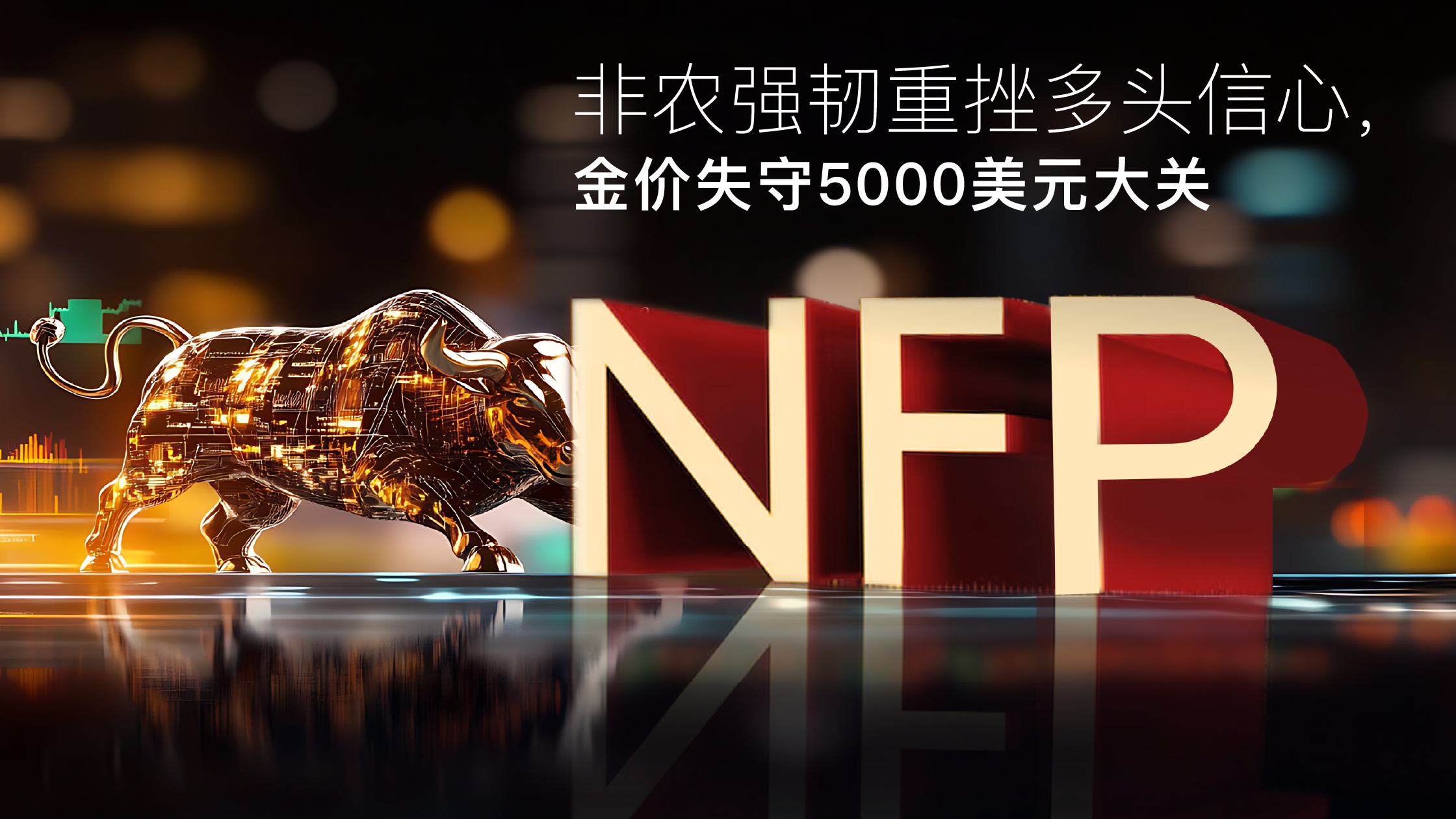 Read more about the article Amillex安迈每日汇评｜非农强韧重挫多头信心，金价失守5000美元大关 