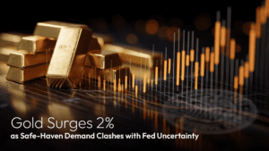 Read more about the article Amillex Daily Market Commentary | Gold Surges 2% as Safe-Haven Demand Clashes With Fed Uncertainty 
