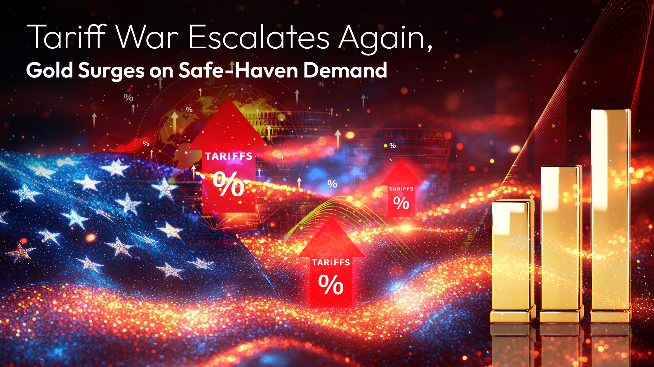 Read more about the article Amillex Daily Market Commentary | Tariff War Escalates Again, Gold Surges on Safe-Haven Demand 