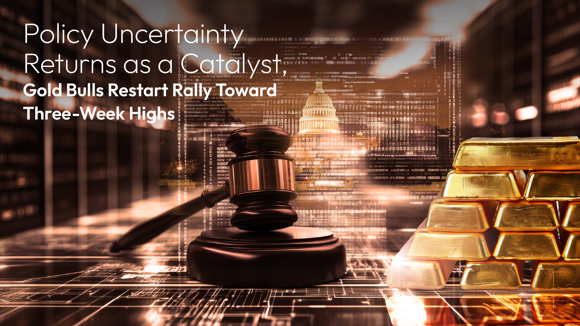 Read more about the article Amillex Daily Market Commentary | Policy Uncertainty Returns as a Catalyst, Gold Bulls Restart Rally Toward Three-Week Highs 