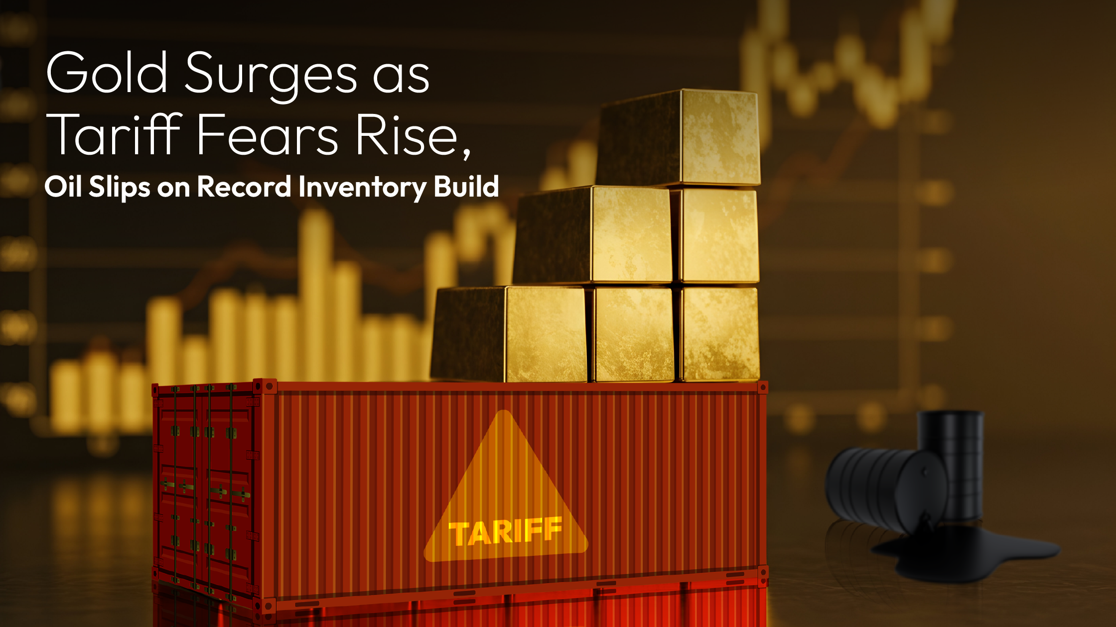 現在ご覧いただいているのは Amillex Daily Market Commentary |  Gold Surges as Tariff Fears Rise, Oil Slips on Record Inventory Build 