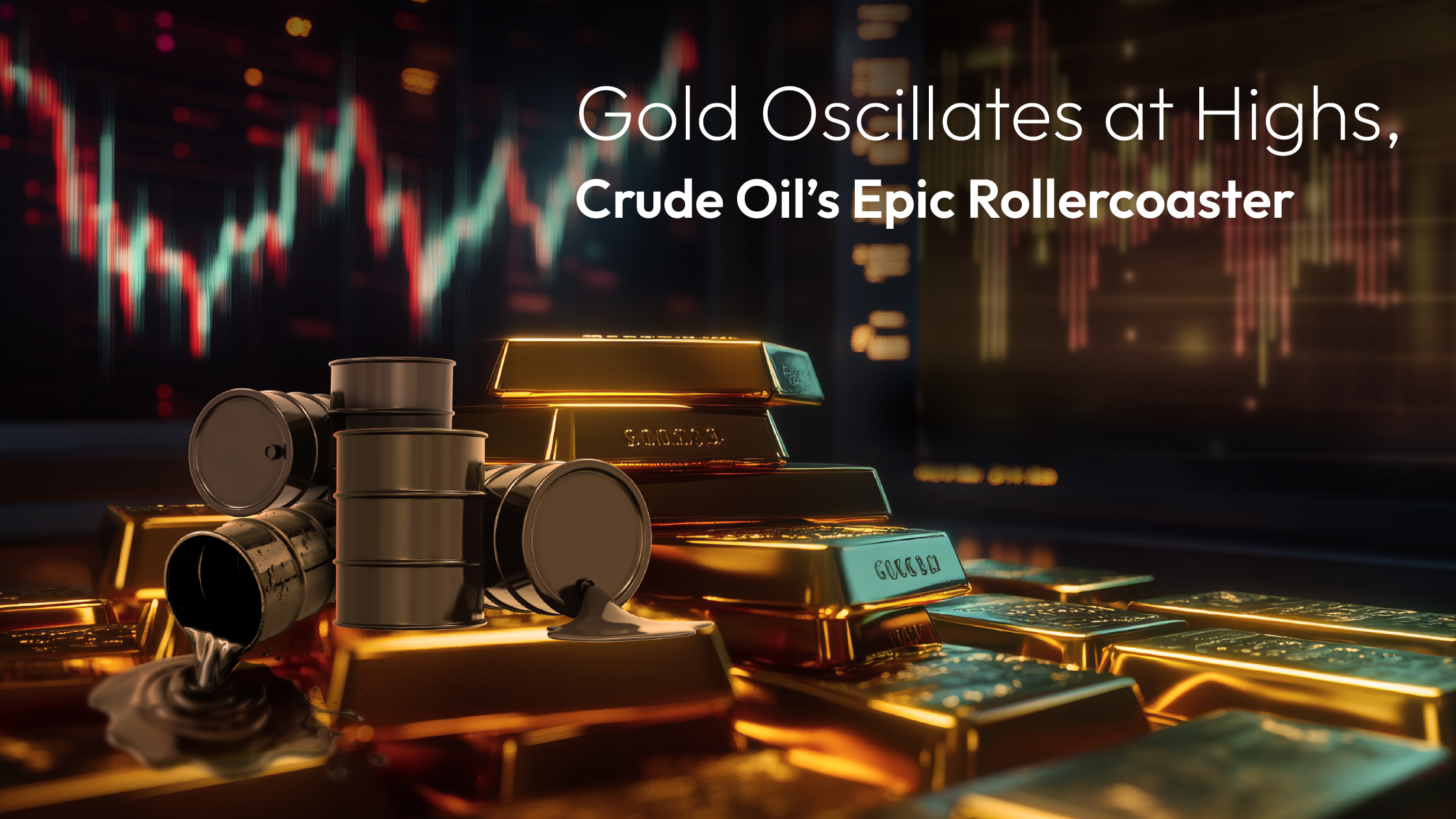 Vous consultez actuellement Amillex Daily Market Review | Gold Oscillates at Highs, Crude Oil’s Epic Rollercoaster 