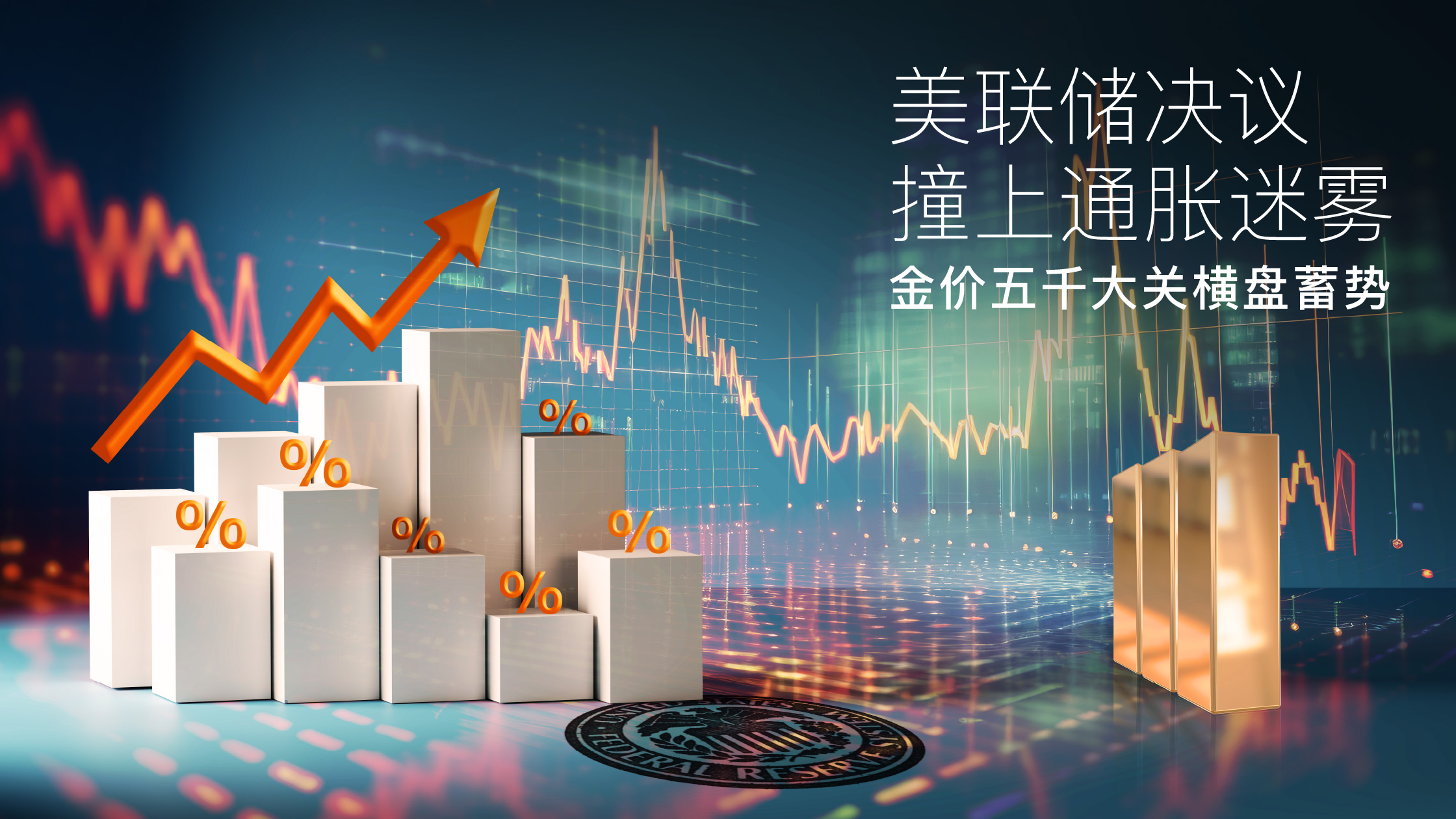 您目前正在查看 Amillex安迈每日汇评｜美联储决议撞上通胀迷雾，金价五千大关横盘蓄势 