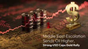 Read more about the article Amillex Daily Market Commentary | Middle East Escalation Sends Oil Higher, Strong USD Caps Gold Rally