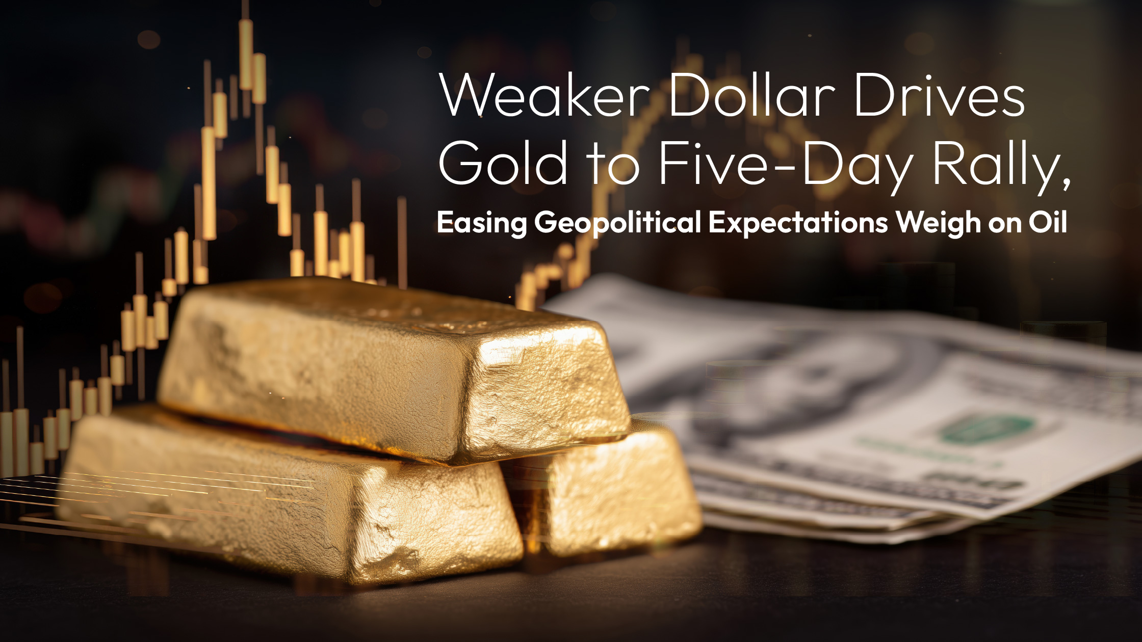 您当前正在查看 Amillex Daily Market Commentary | Weaker Dollar Drives Gold to Five-Day Rally, Easing Geopolitical Expectations Weigh on Oil