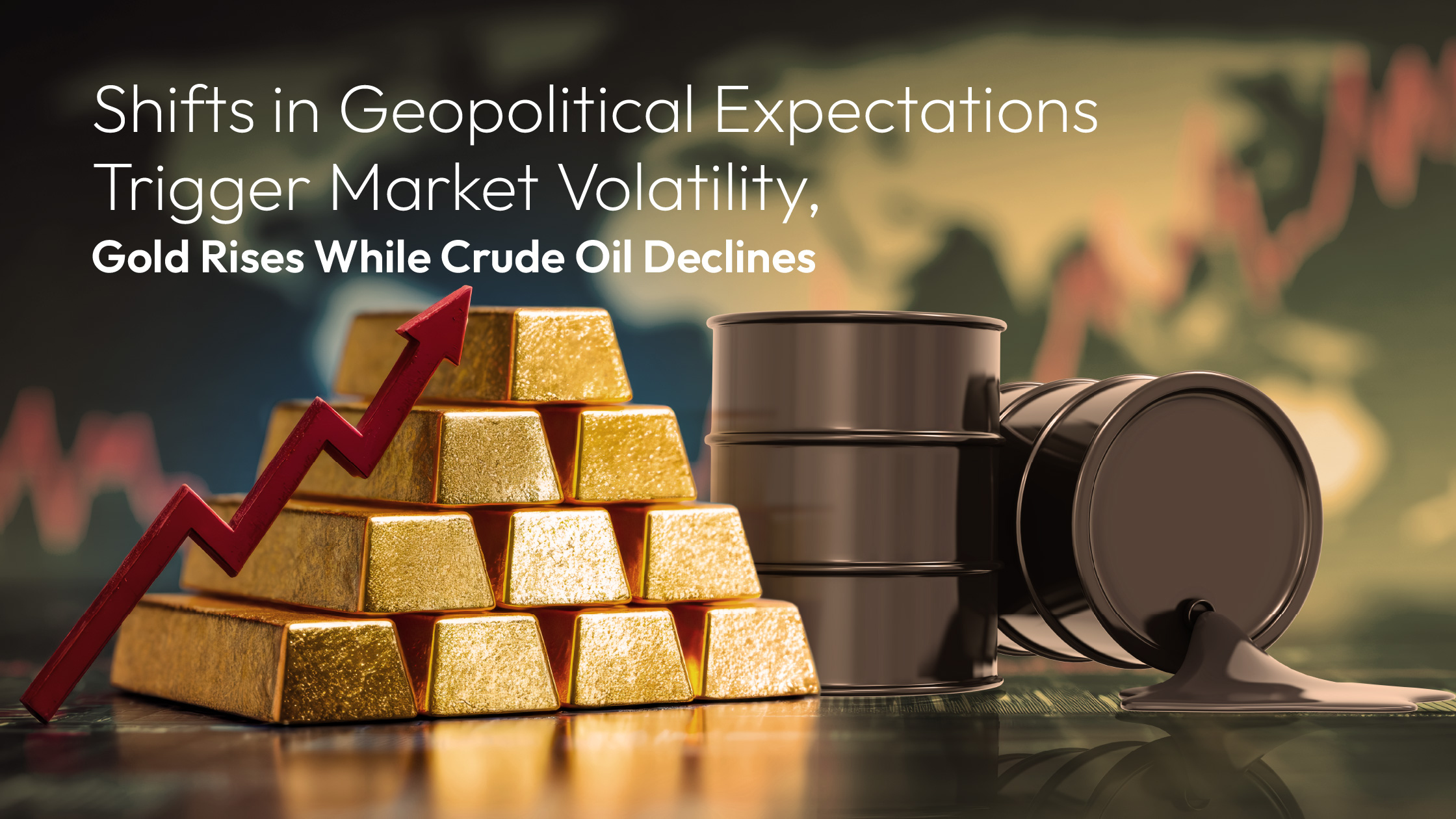 您当前正在查看 Amillex Daily Market Review | Shifts in Geopolitical Expectations Trigger Market Volatility, Gold Rises While Crude Oil Declines