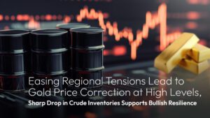 阅读有关该文章的更多信息 Amillex Daily Briefing | Easing Regional Tensions Lead to Gold Price Correction at High Levels, Sharp Drop in Crude Inventories Supports Bullish Resilience