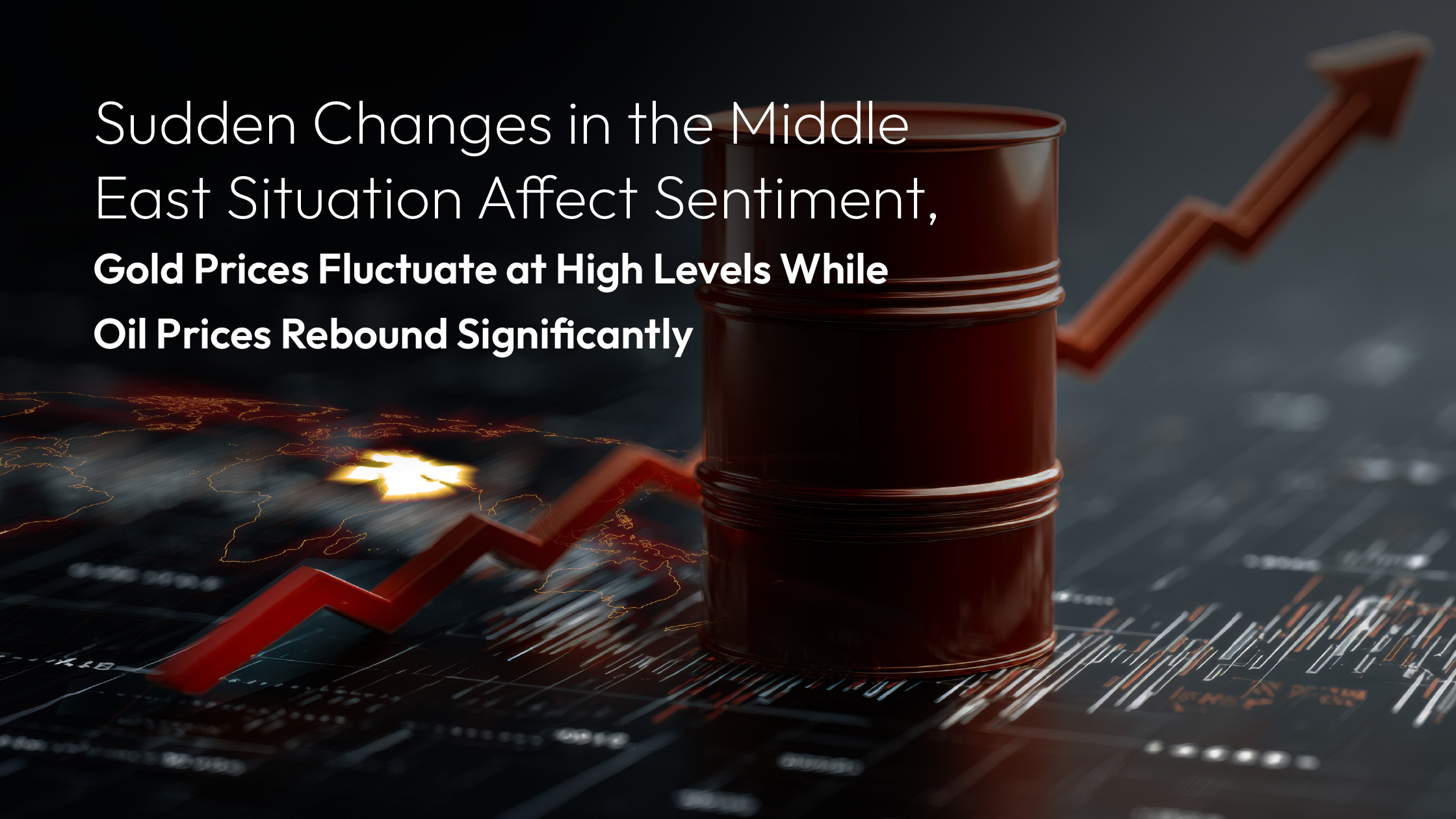 您当前正在查看 Amillex Daily Market Commentary | Sudden Changes in the Middle East Situation Affect Sentiment, Gold Prices Fluctuate at High Levels While Oil Prices Rebound Significantly