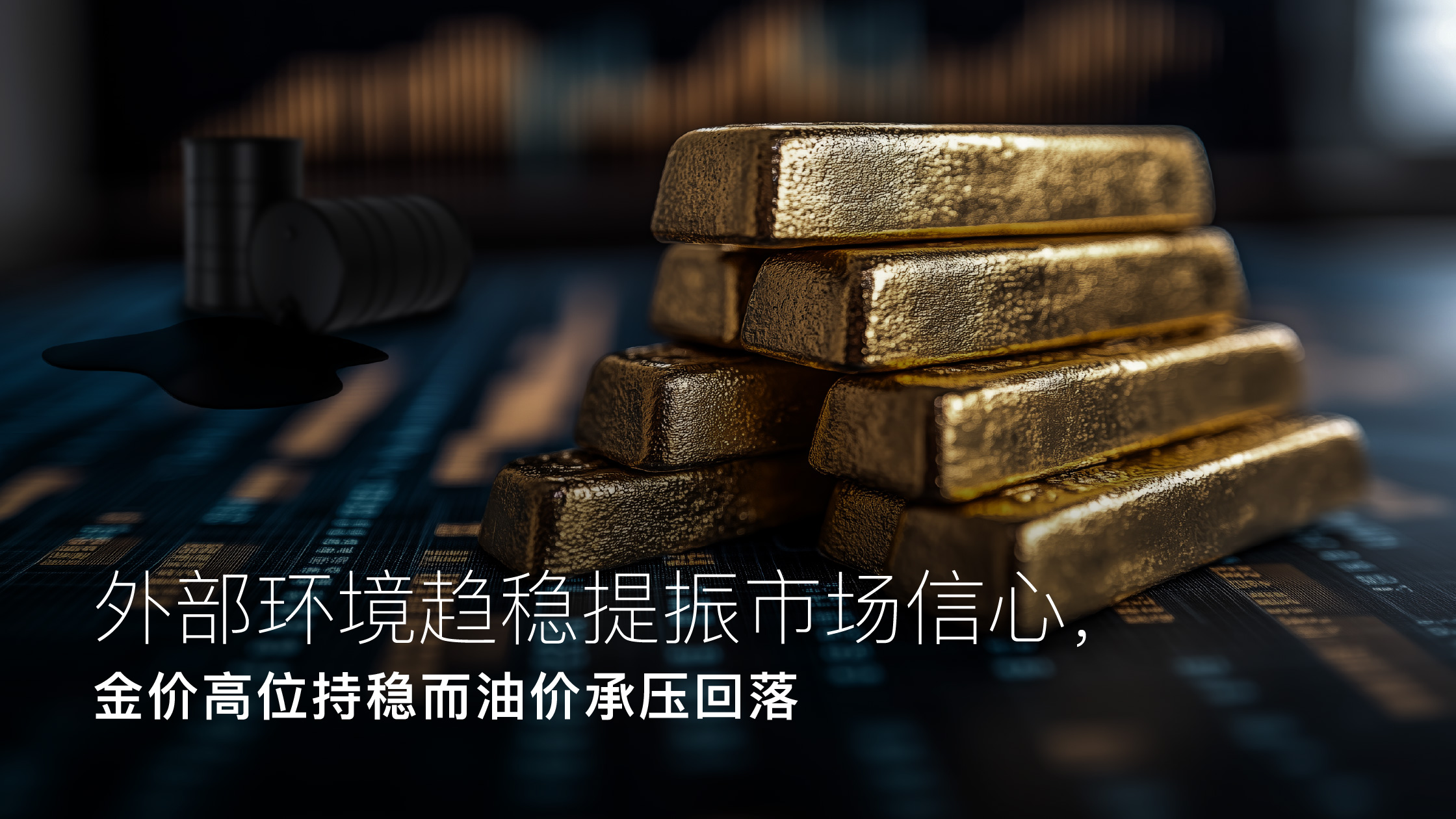 Vous consultez actuellement Amillex安迈每日汇评｜外部环境趋稳提振市场信心，金价高位持稳而油价承压回落