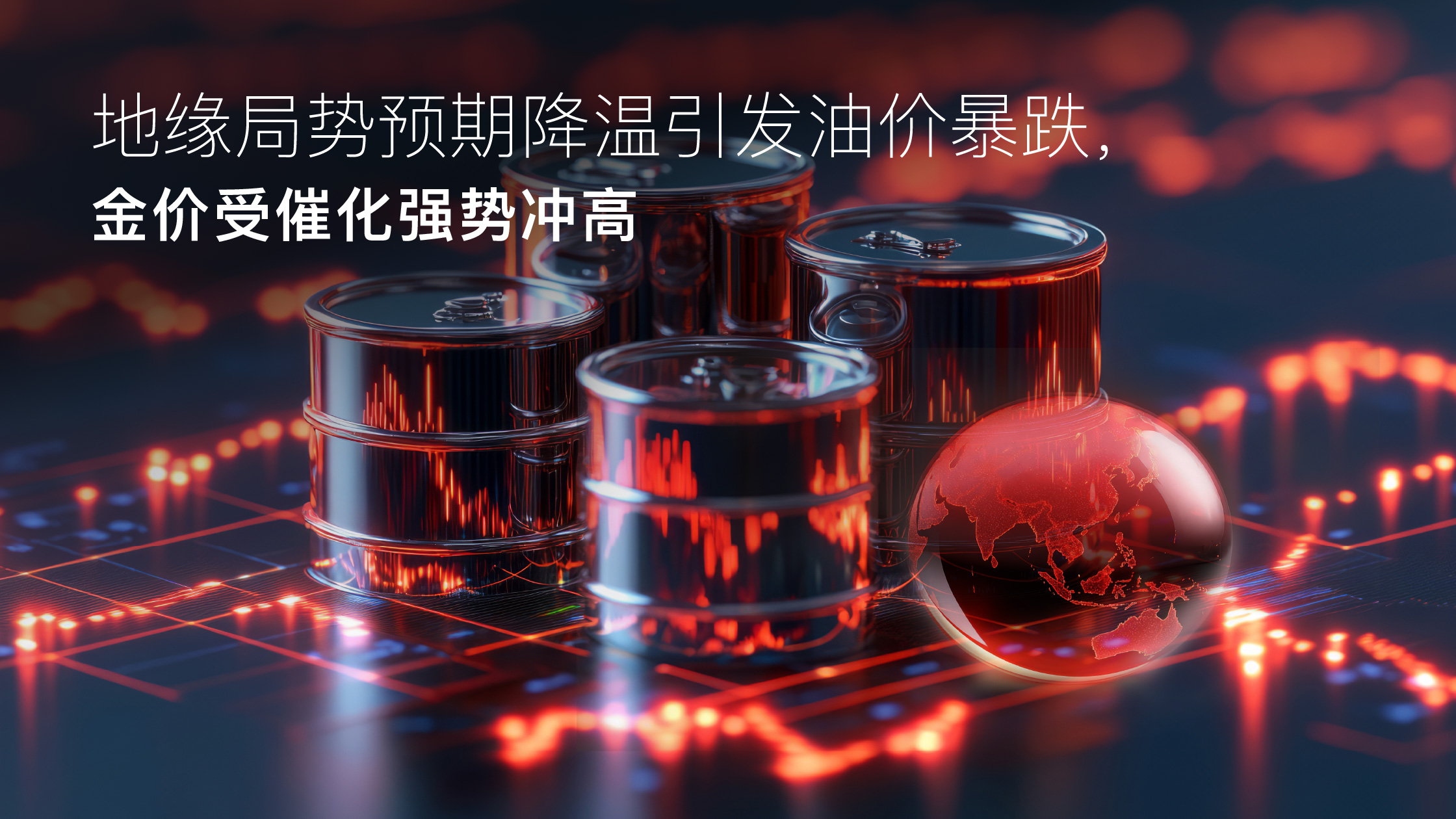 En savoir plus sur l'article Amillex安迈每日汇评｜地缘局势预期降温引发油价暴跌，金价受催化强势冲高