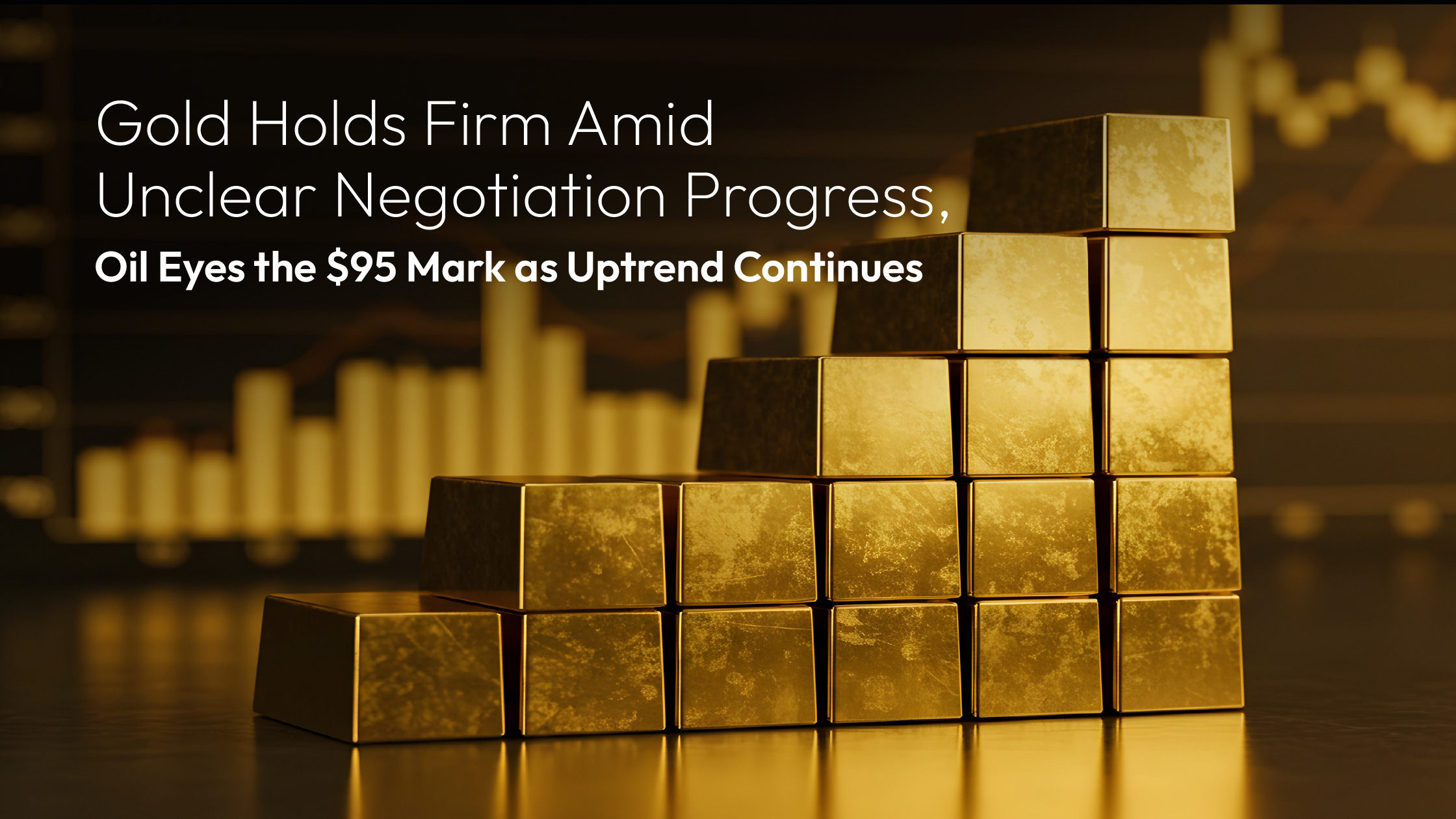 شما در حال حاضر در حال مشاهده هستید Amillex Daily Market Commentary | Gold Holds Firm Amid Unclear Negotiation Progress, Oil Eyes the $95 Mark as Uptrend Continues 