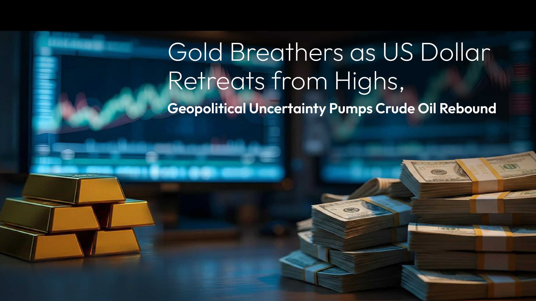 Read more about the article Amillex Daily Market Commentary | Gold Breathers as US Dollar Retreats from Highs, Geopolitical Uncertainty Pumps Crude Oil Rebound