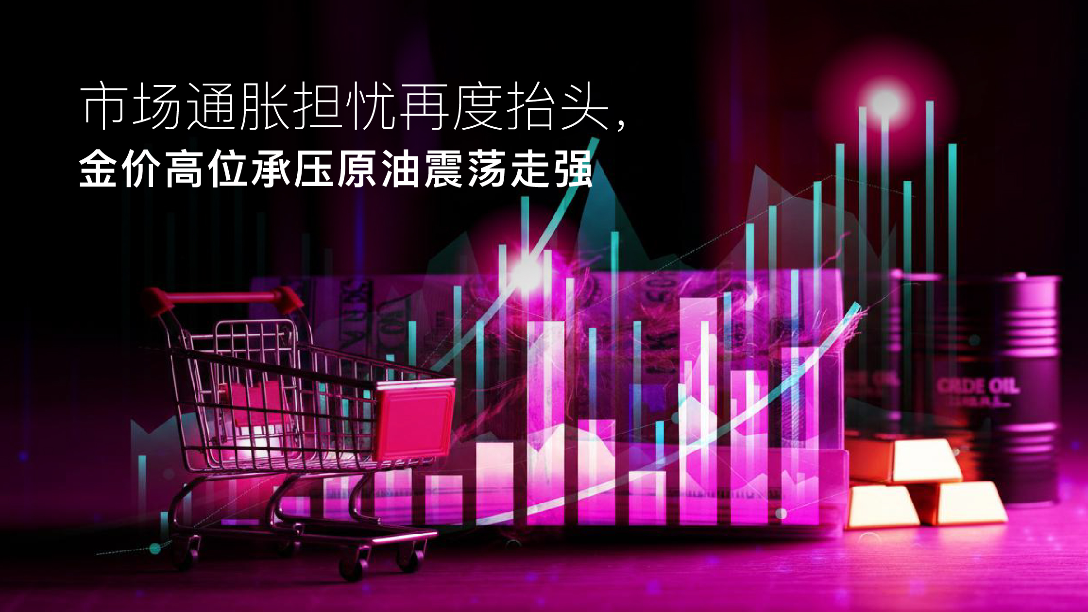 You are currently viewing Amillex安迈每日汇评｜市场通胀担忧再度抬头，金价高位承压原油震荡走强