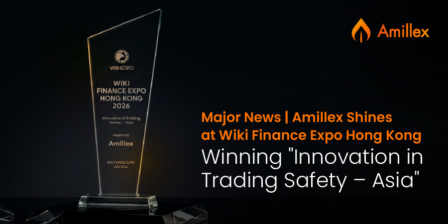 Read more about the article Major News | Amillex Shines at Wiki Finance Expo Hong Kong, Winning “Innovation in Trading Safety – Asia”