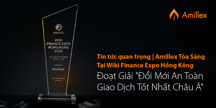 Vous consultez actuellement Tin tức quan trọng | Amillex Tỏa Sáng Tại Wiki Finance Expo Hồng Kông, Đoạt Giải “Đổi Mới An Toàn Giao Dịch Tốt Nhất Châu Á”