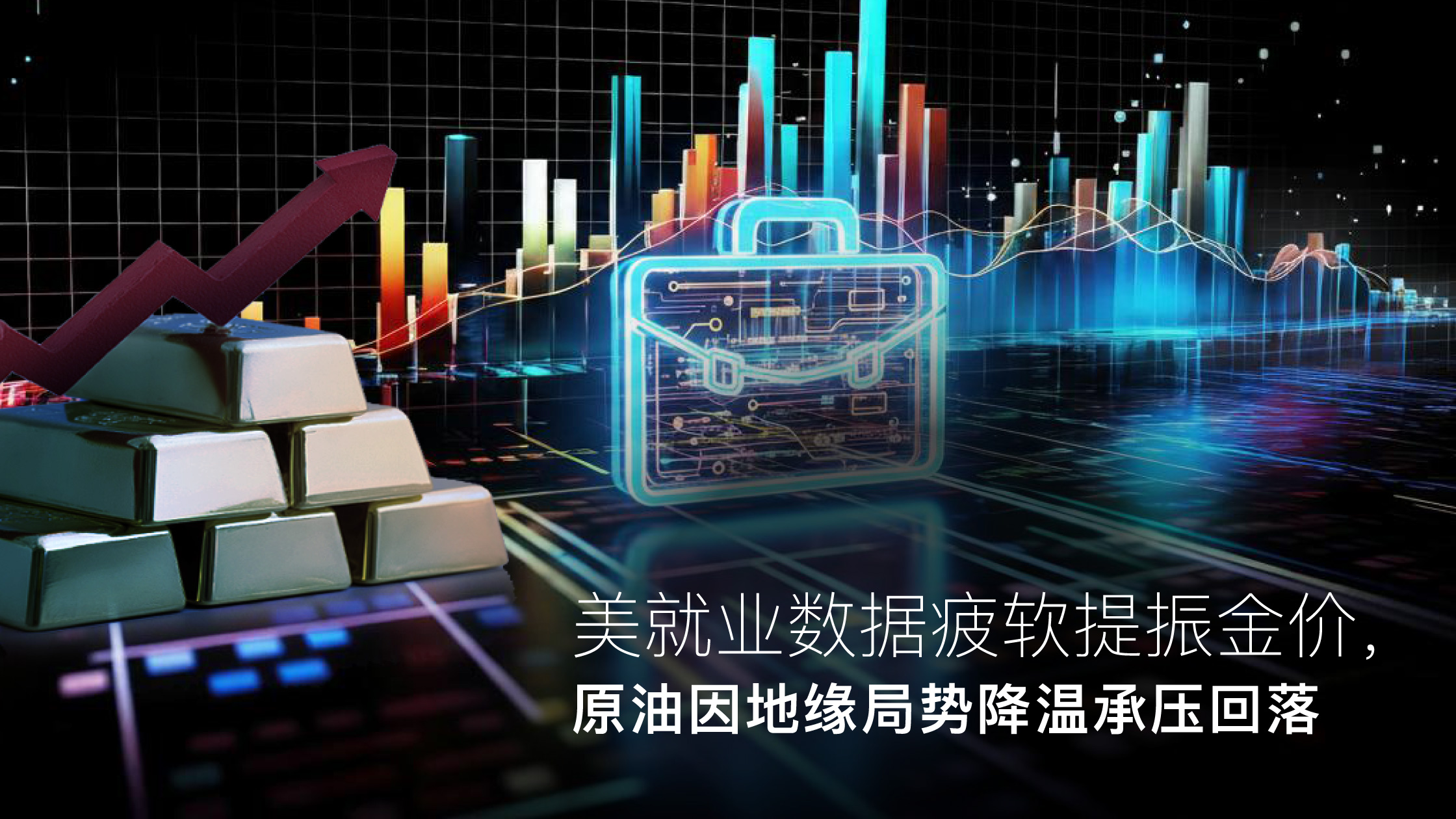 Sie sehen gerade Amillex安迈每日汇评｜美就业数据疲软提振金价，原油因地缘局势降温承压回落