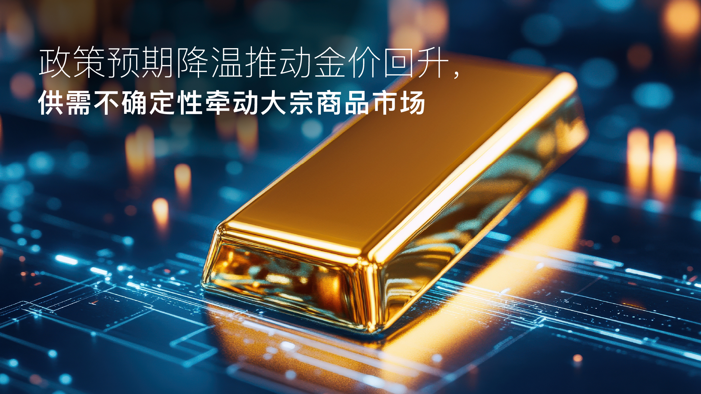 Sie sehen gerade Amillex安迈每日汇评｜政策预期降温推动金价回升，供需不确定性牵动大宗商品市场