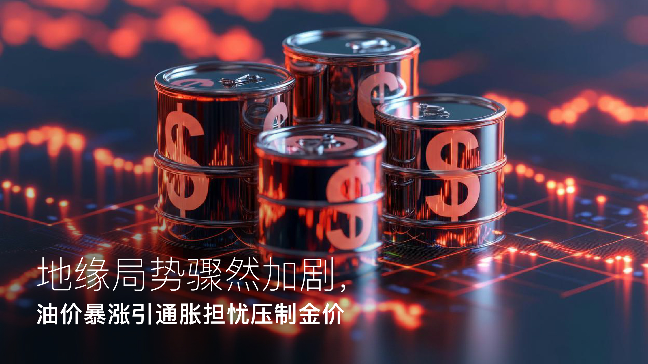 Vous consultez actuellement Amillex安迈每日汇评｜地缘局势骤然加剧，油价暴涨引通胀担忧压制金价