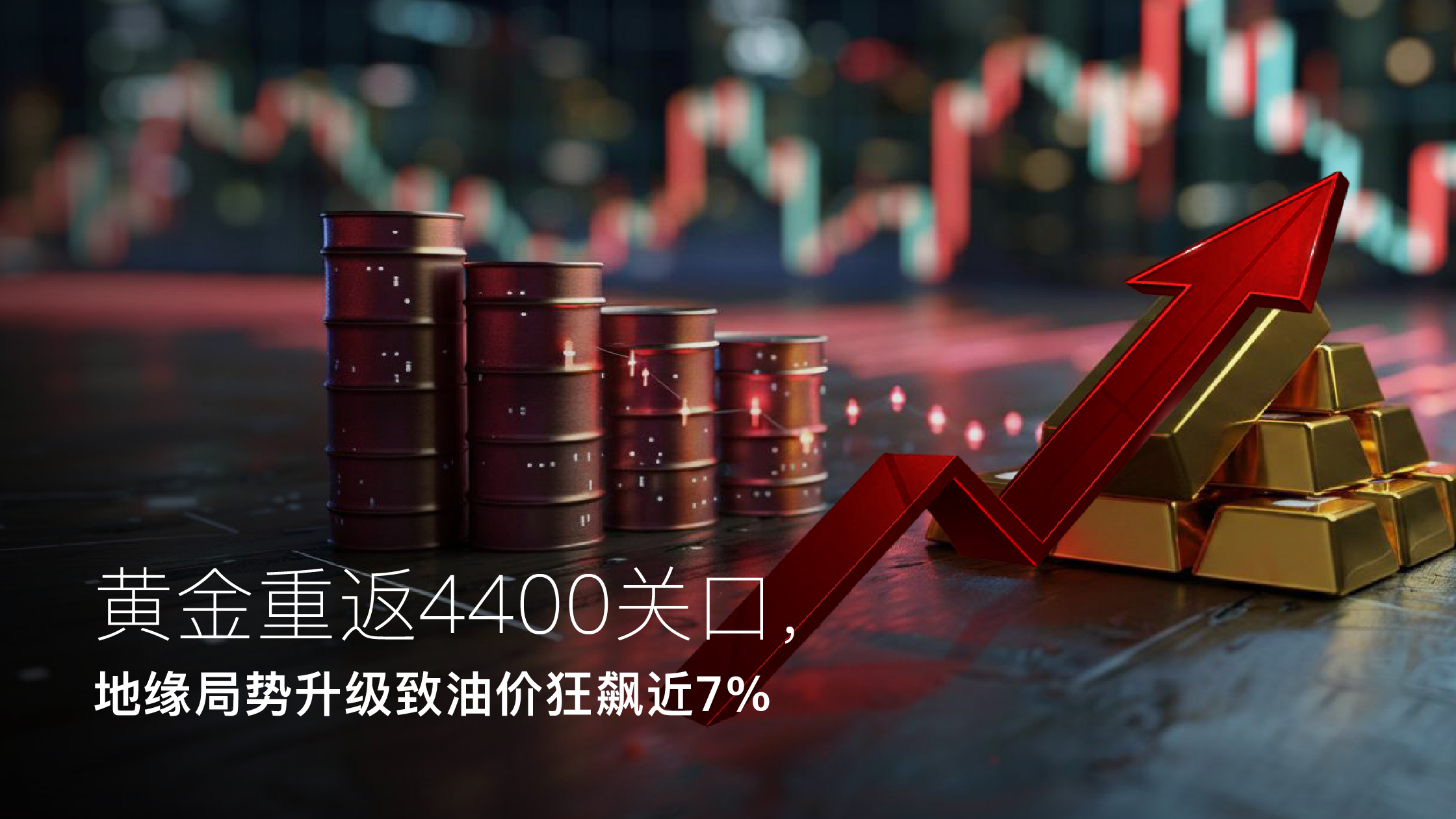 Sie sehen gerade Amillex安迈每日汇评｜黄金重返4400关口地缘局势升级致油价狂飙近7%