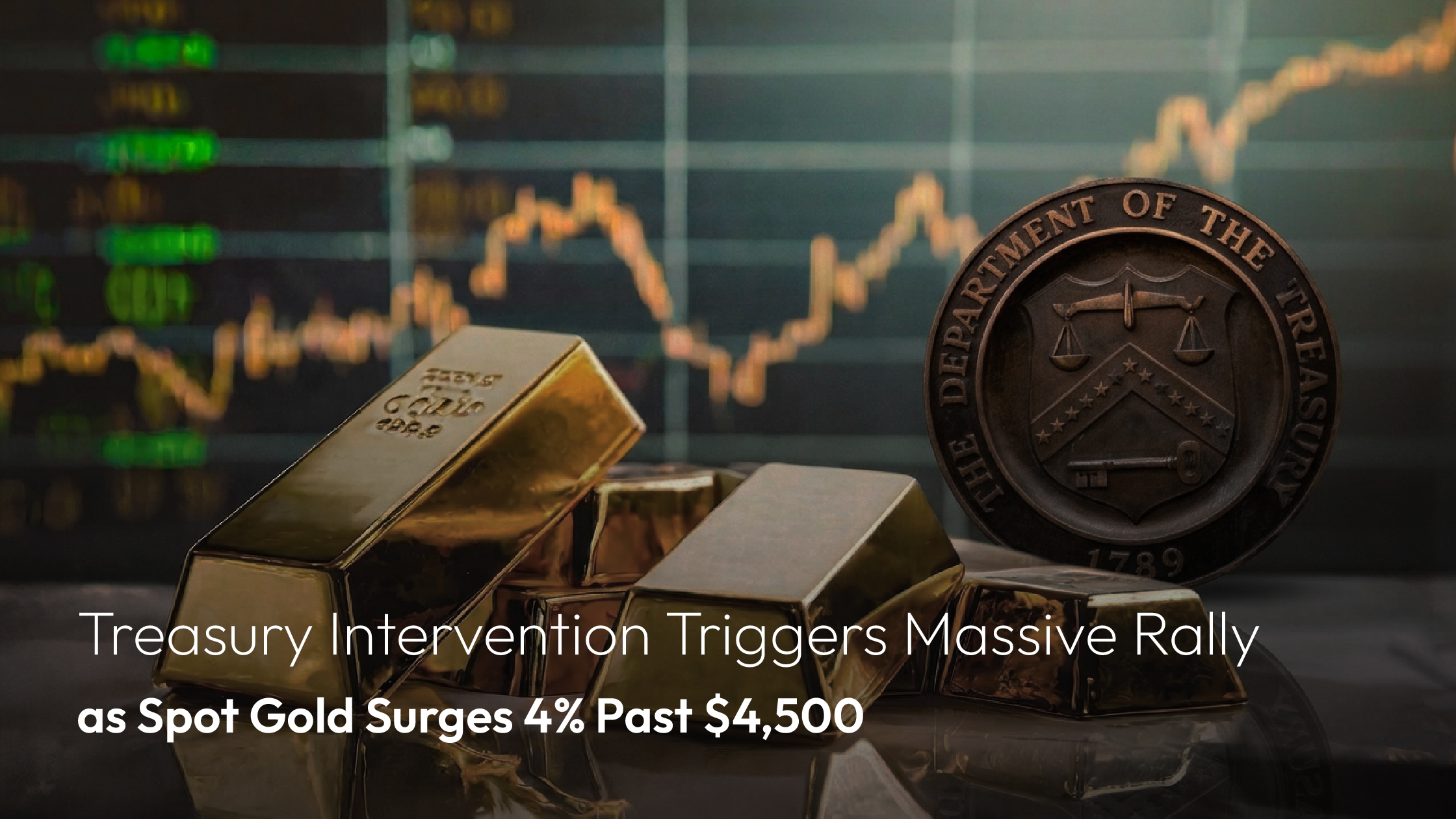 閱讀有關該文章的更多信息 Amillex Daily Market Review | Treasury Intervention Triggers Massive Rally as Spot Gold Surges 4% Past $4,500