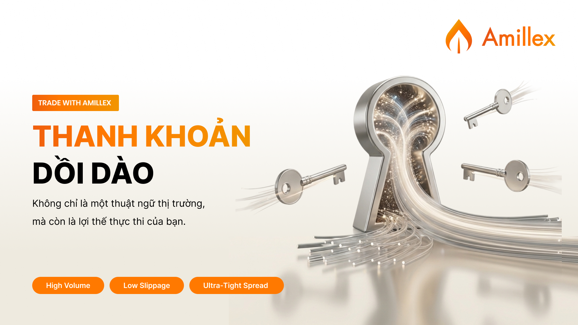 أنت تشاهد الآن Amillex | Thanh Khoản Sâu, Kết Nối Thị Trường Rộng Lớn Hơn 