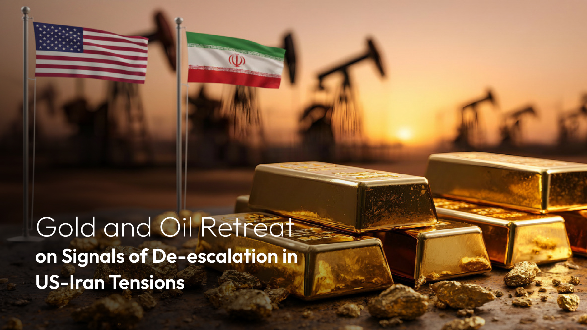 You are currently viewing Amillex Daily Market Commentary | Gold and Oil Retreat on Signals of De-escalation in US-Iran Tensions