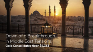 この記事の続きを読む Amillex Daily Market Commentary | Dawn of a Breakthrough in Middle East Tensions; Gold Consolidates Near $4,363