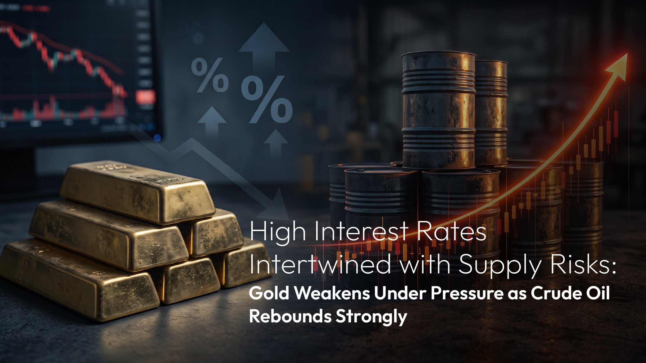 現在ご覧いただいているのは Amillex Daily Market Commentary | High Interest Rates Intertwined with Supply Risks: Gold Weakens Under Pressure as Crude Oil Rebounds Strongly